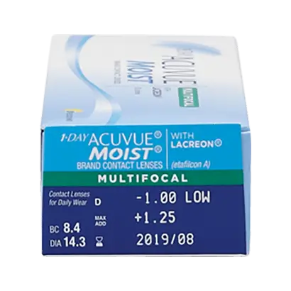 Acuvue 1 Day Moist Lentillas Multifocales Diarias , 30 unidades - +5.00, 8.4, Alta, 14.30 - Image 3