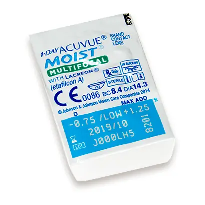 Acuvue 1 Day Moist Lentillas Multifocales Diarias , 30 unidades - -8.50, 8.4, Baja, 14.30 - Image 2