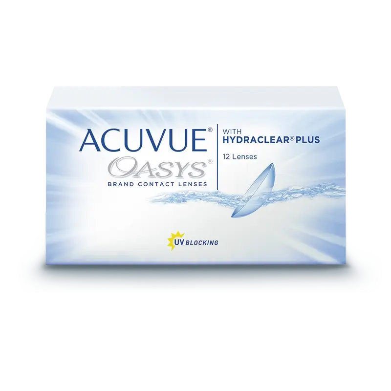 Acuvue Oasys Lentillas Esféricas Quincenales , 12 unidades - +1.25, 8.4, 14.0