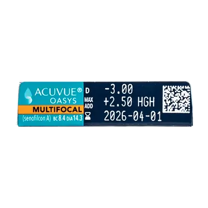 Acuvue Oasys Lentillas Multifocales Quincenales , 6 unidades - -0.25, 8.4, Media, 14.30 - Image 3
