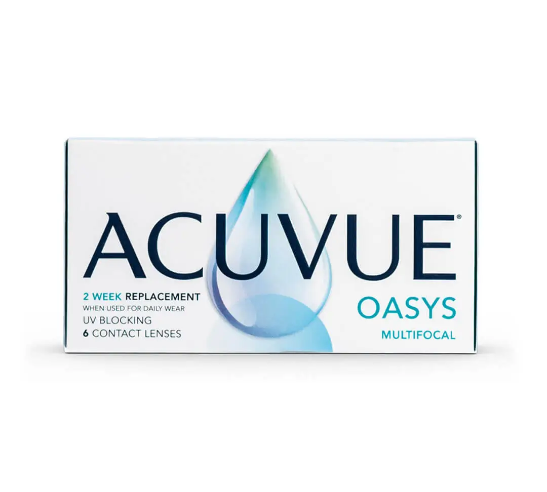 Acuvue Oasys Lentillas Multifocales Quincenales , 6 unidades - -4.00, 8.4, Alta, 14.30