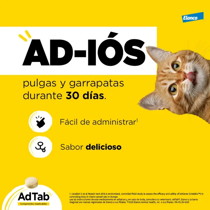 Adtab 48Mg Comprimidos Masticables Gatos 2-8Kg, 2 Comprimidos - Image 7