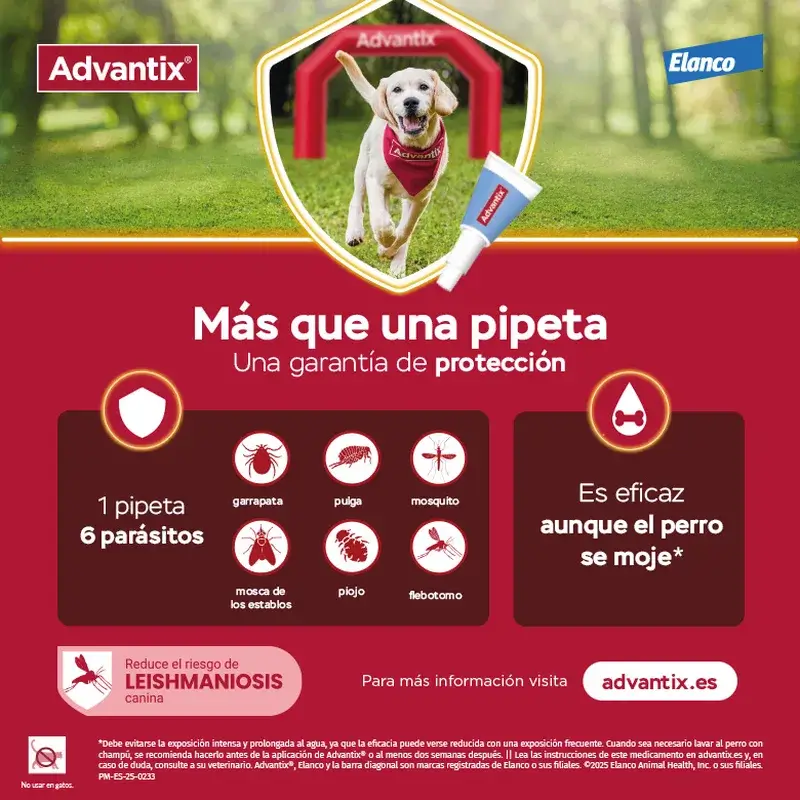 Advantix Pipetas Antiparasitarias Para Perros De 4 A 10 Kg, 8 Unidades X 1 Ml - Image 3