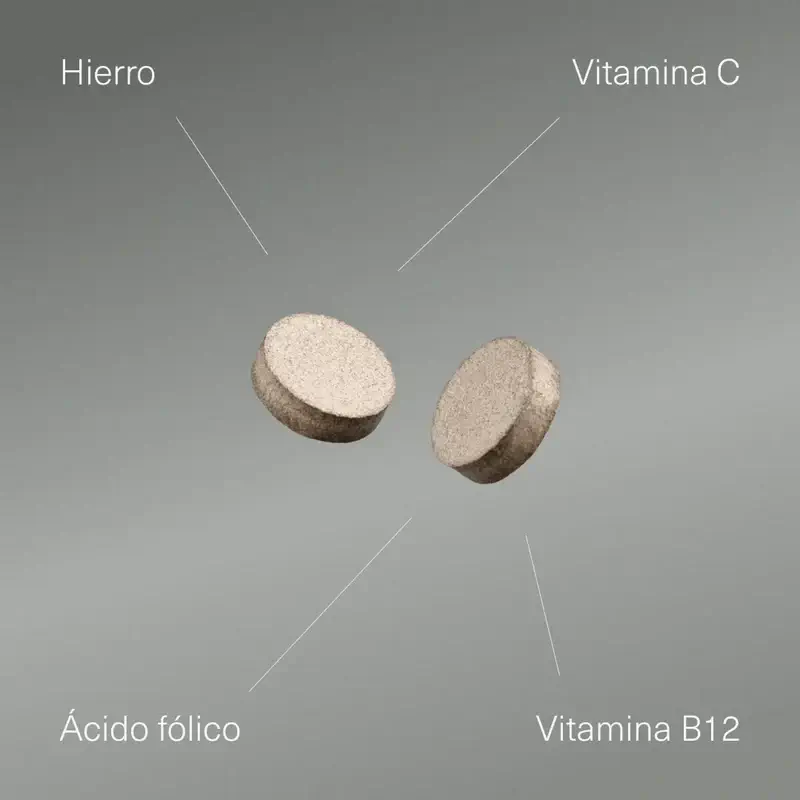Aldous Bio Hierro Vitamina C, B12 Y Ácido Fólico , 200 capsulas - Image 3
