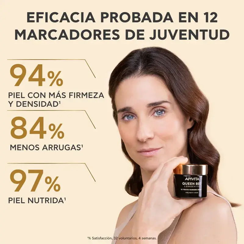 Apivita Queen Bee Longevity Crema Rica 12 Marcadores De Juventud, 50 ml - Image 4