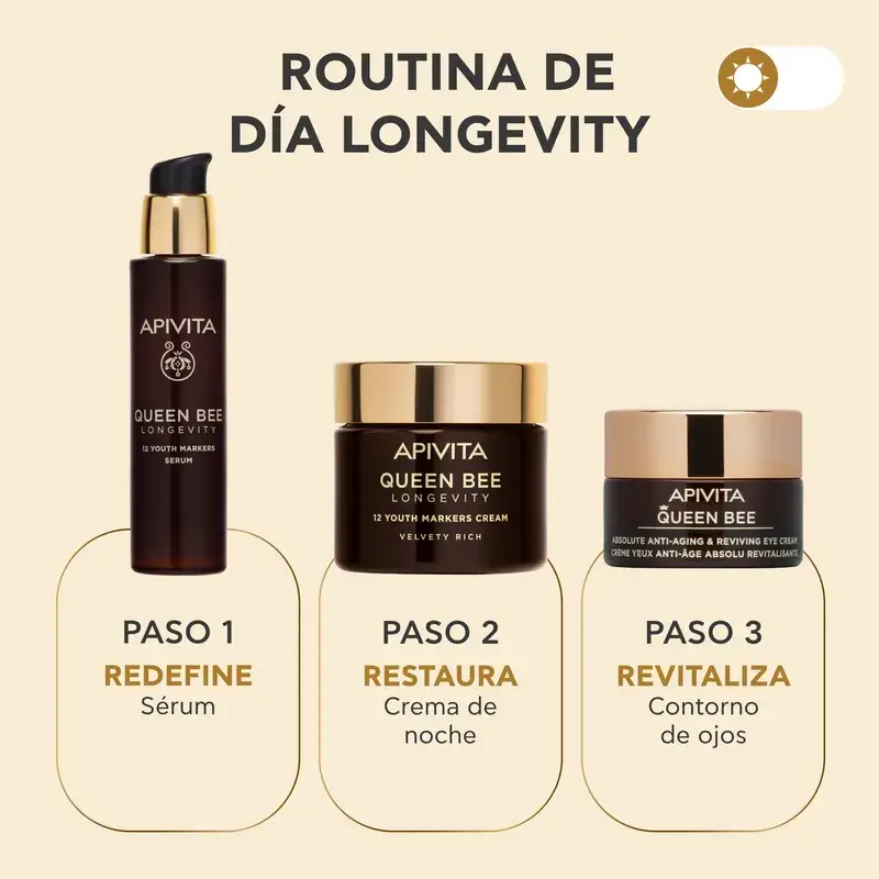 Apivita Queen Bee Longevity Crema Rica 12 Marcadores De Juventud, 50 ml - Image 9