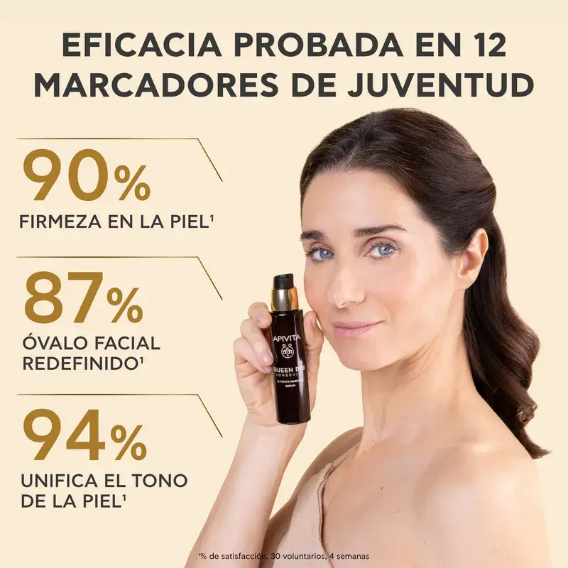 Apivita Queen Bee Longevity Sérum 12 Marcadores De Juventud, 30 ml - Image 3