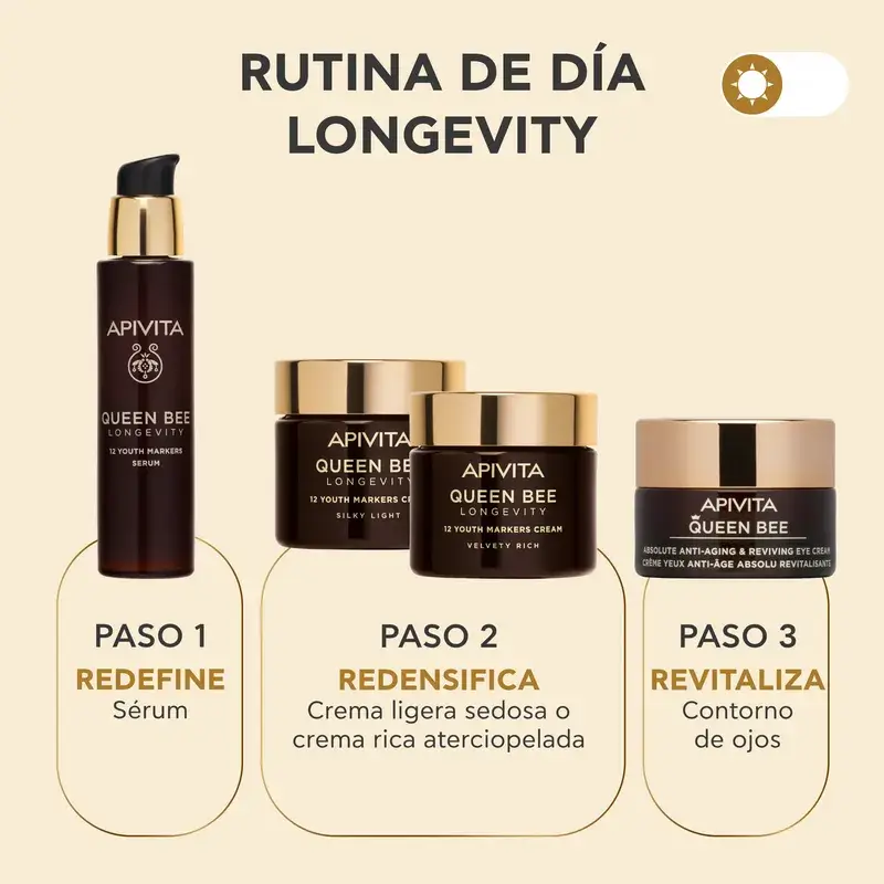 Apivita Queen Bee Longevity Sérum 12 Marcadores De Juventud, 30 ml - Image 8