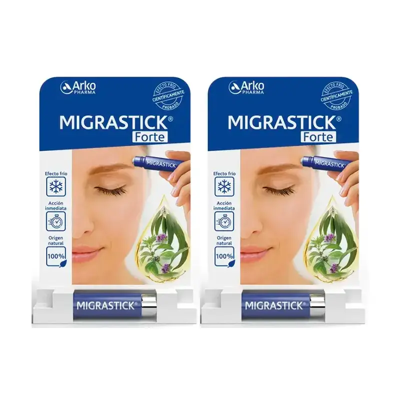 Arkopharma Migrastick Forte Roll-On Dolor De Cabeza, 2X3Ml