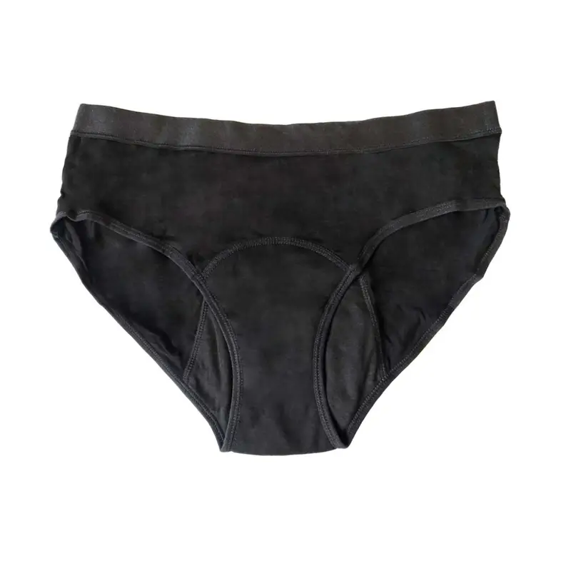 Bads Braguita Menstrual Negra Con Costura Talla XS - Image 2