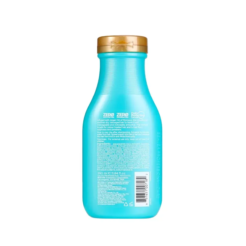 Beaver Acondicionador Reparador Argan Oil & Keratin , 350 ml - Image 2
