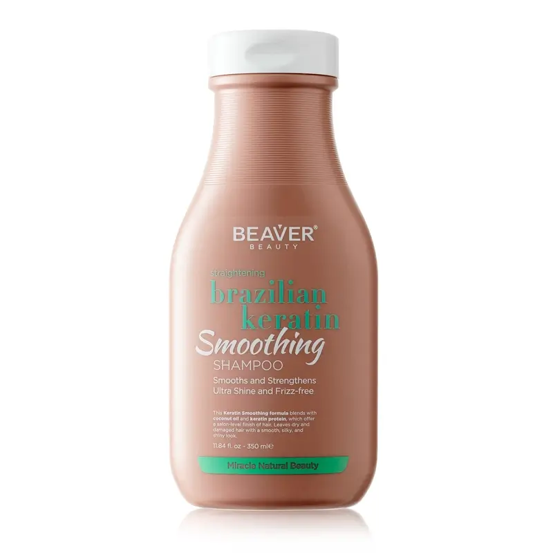 Beaver Champú Alisante Brazilian Keratin , 350 ml