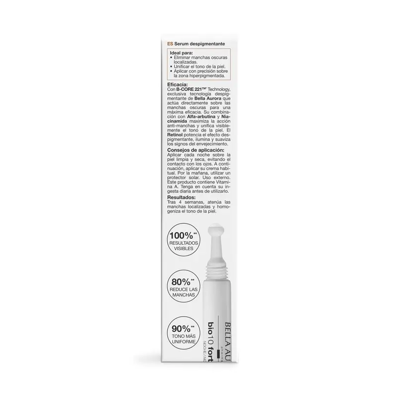 Bella Aurora Bio10 Forte L-Ocal Noche Tratamiento Despigmentante Intensivo , 9 ml - Image 4