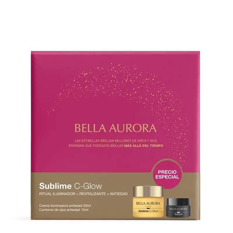 Bella Aurora Sublime Pack Antiedad Iluminador C-Glow + Contorno De Ojos , 50 + 15 ml - Image 3