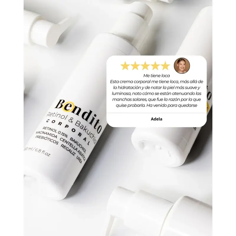 Bendito Retinol & Bakuchiol Crema Corporal, Pack 3 x 200 ml - Image 3