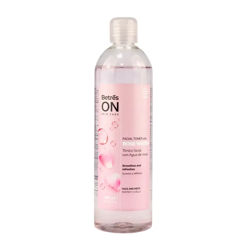 Betres On Tónico Facial Agua Rosas, 380 ml