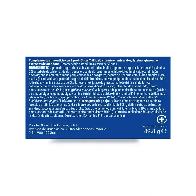Bion3 Energy 50+ Multivitamínicos, 2X90 Comprimidos - Image 9