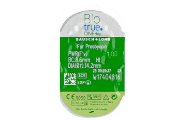 Biotrue One Day Lentillas Multifocales Diarias , 90 unidades - -4.75, 8.6, Alta, 14.2 - Image 3