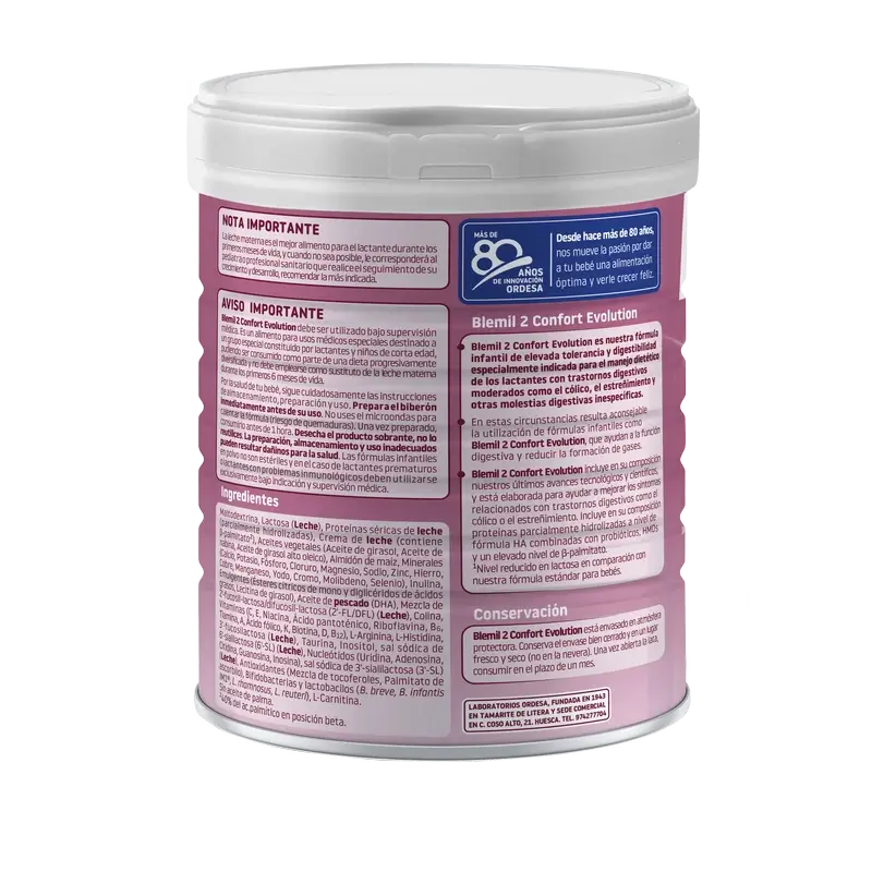 Blemil Confort 2 Confort Evolution, 800 gr - Image 2