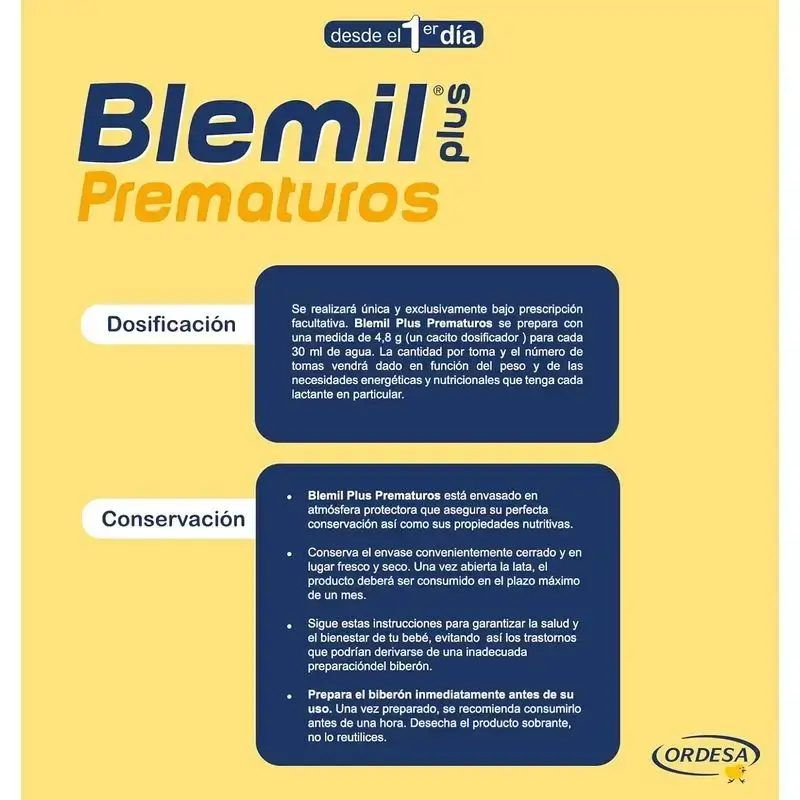 Blemil Plus Prematuros, Pack 2 x 400 gr - Image 5