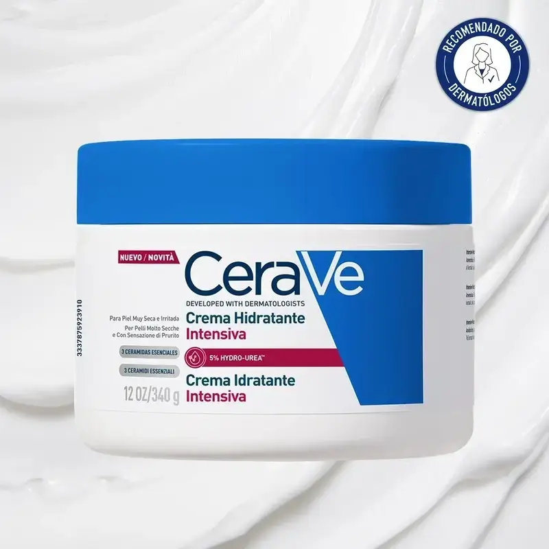 Cerave Crema Hidratante Intensiva 5% de Hydro-Urea, Pack 2 x 340 gr - Image 7