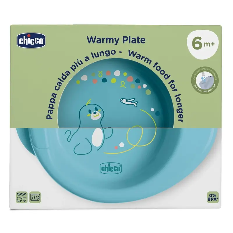 Chicco Plato Térmico 6M+ Azul - Image 2