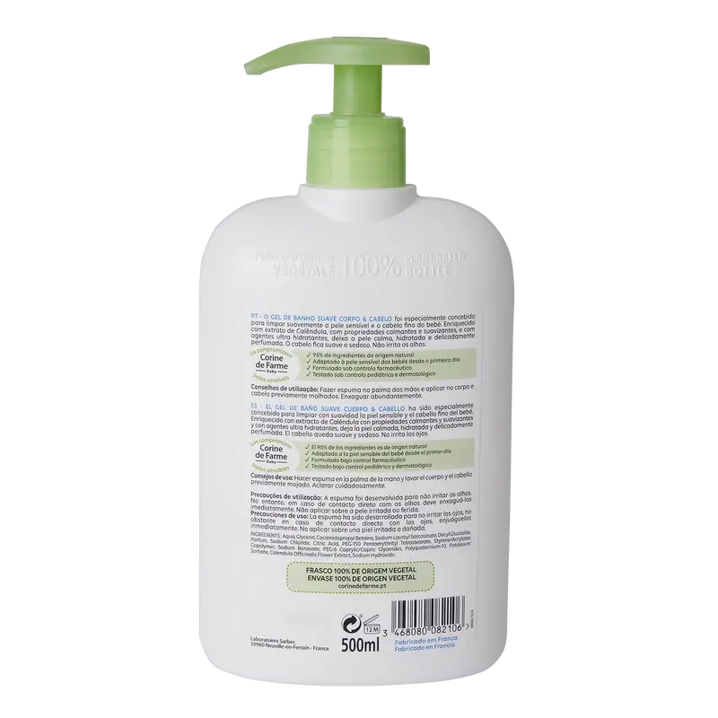 Corine De Farme Gel De Baño Ultra Hidratante Caléndula , 500 ml - Image 2