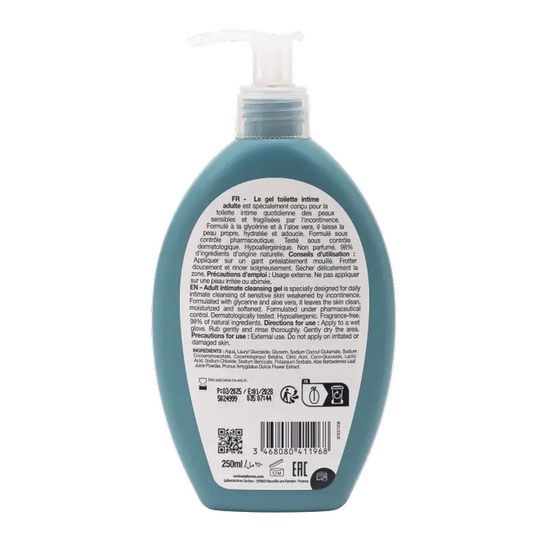 Corine De Farme Gel Higiene Íntima Adultos, 250 ml - Image 2