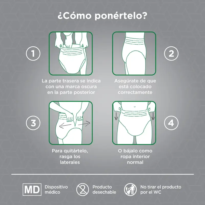Depend Super Xl Pañal Adulto Mujer , 9 unidades - Image 5