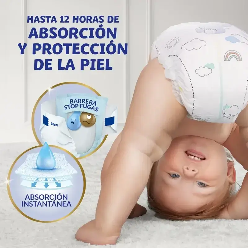 Dodot Sensitive Pañales Extra Absorción 10-15 kg Talla 4+, Pack 2 x 48 Unidades - Image 6