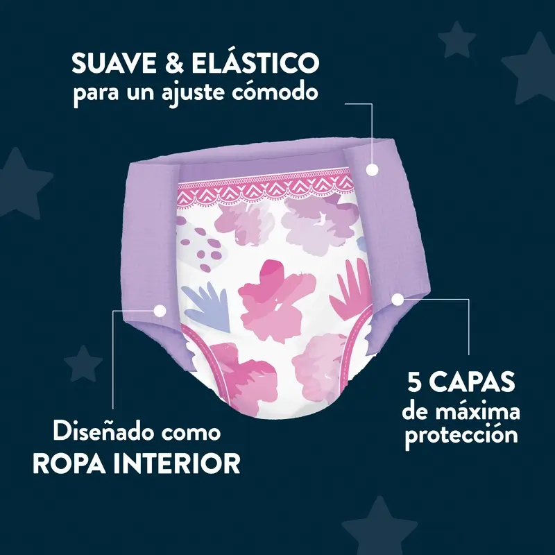 Drynites Talla 8-13 Niña Pañales De Noche , 13 unidades - Image 2