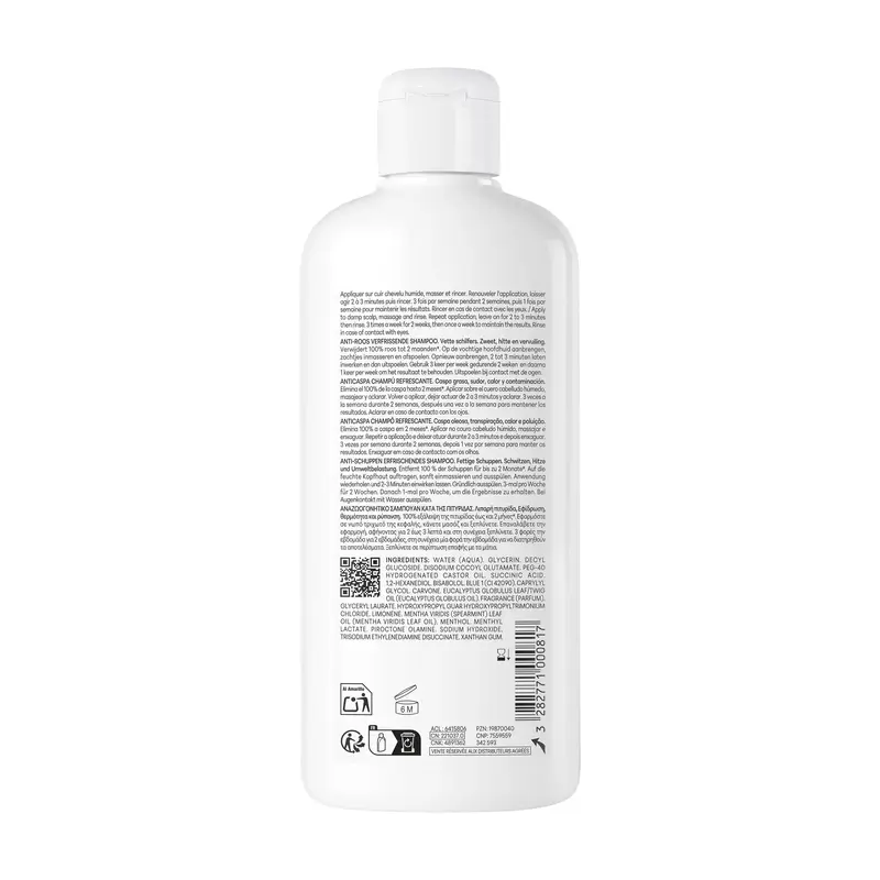 Ducray Kelual Squanorm Champú Refrescante, 400 ml - Image 2