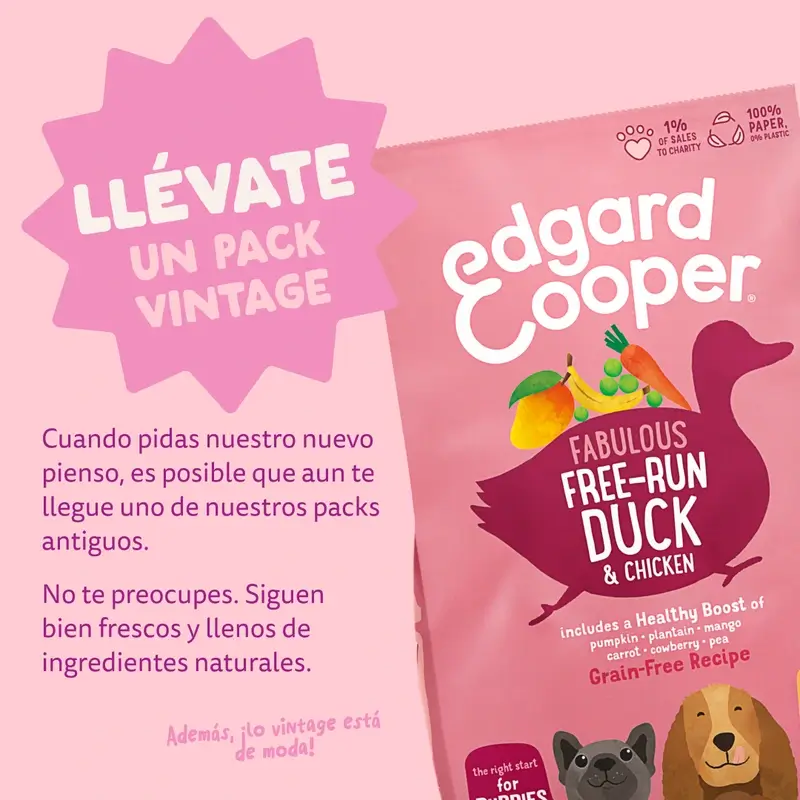 Edgard & Cooper Pienso Para Cachorros Medianos Con Pato Y Pollo Frescos , 7 kg - Image 12
