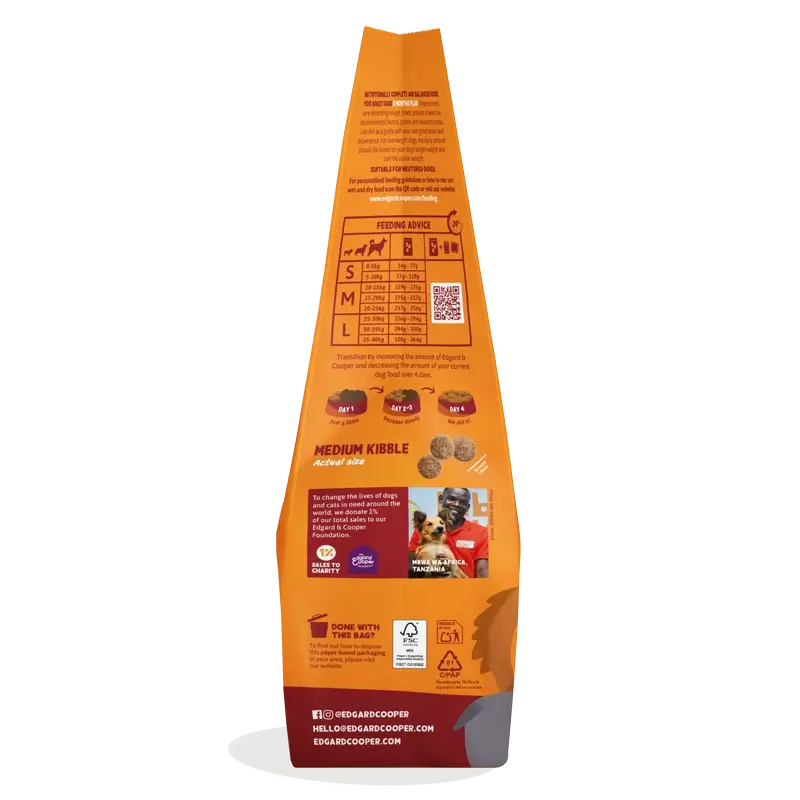 Edgard & Cooper Pienso Para Perros Adultos Medianos Con Pollo Fresco , 1 kg - Image 3