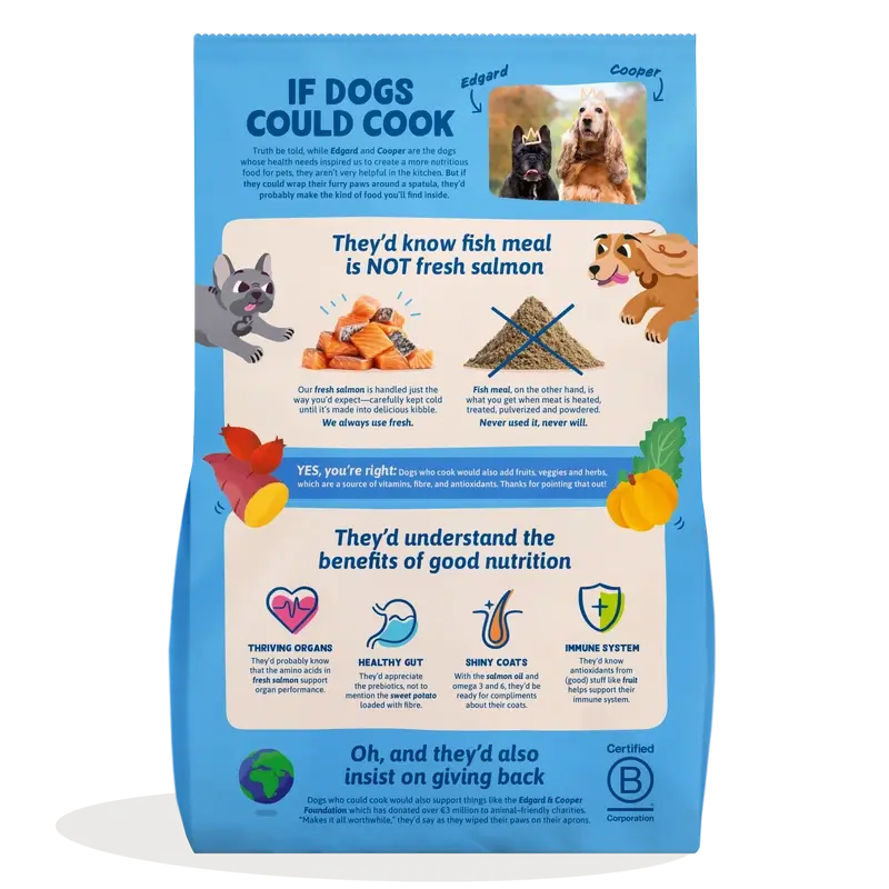 Edgard & Cooper Pienso Para Perros Adultos Medianos Con Salmón Fresco , 1 kg - Image 2