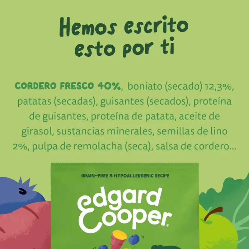 Edgard & Cooper Pienso Para Perros Adultos Mini Con Cordero Fresco , 3 kg - Image 9