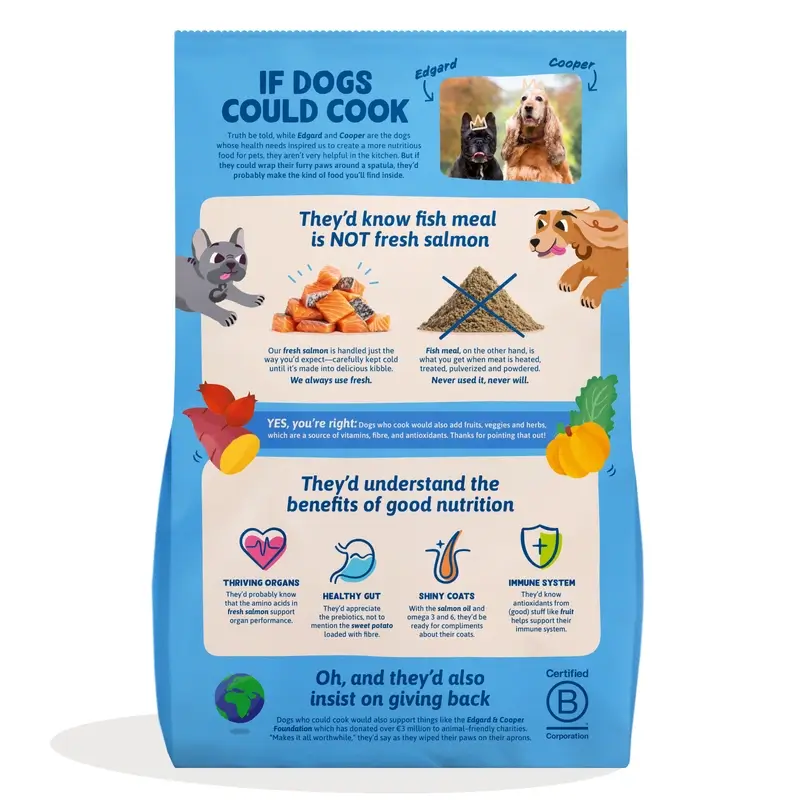 Edgard & Cooper Pienso Para Perros Adultos Mini Con Salmón Fresco , 3 kg - Image 2
