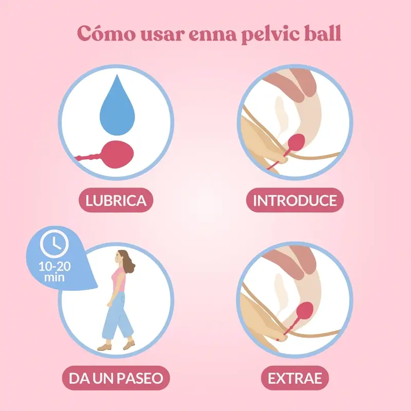 Enna Pelvic Ball Lite Ejercitador Suelo Pélvico Incontinencia Urinaria - Image 6