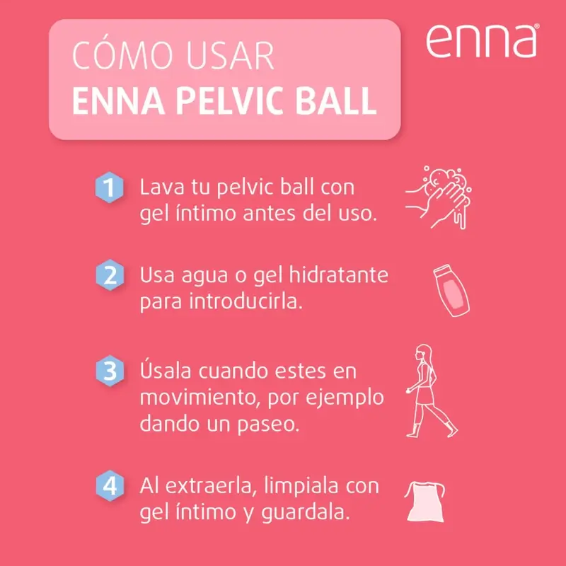 Enna Pelvic Ball Lite Ejercitador Suelo Pélvico Incontinencia Urinaria - Image 7