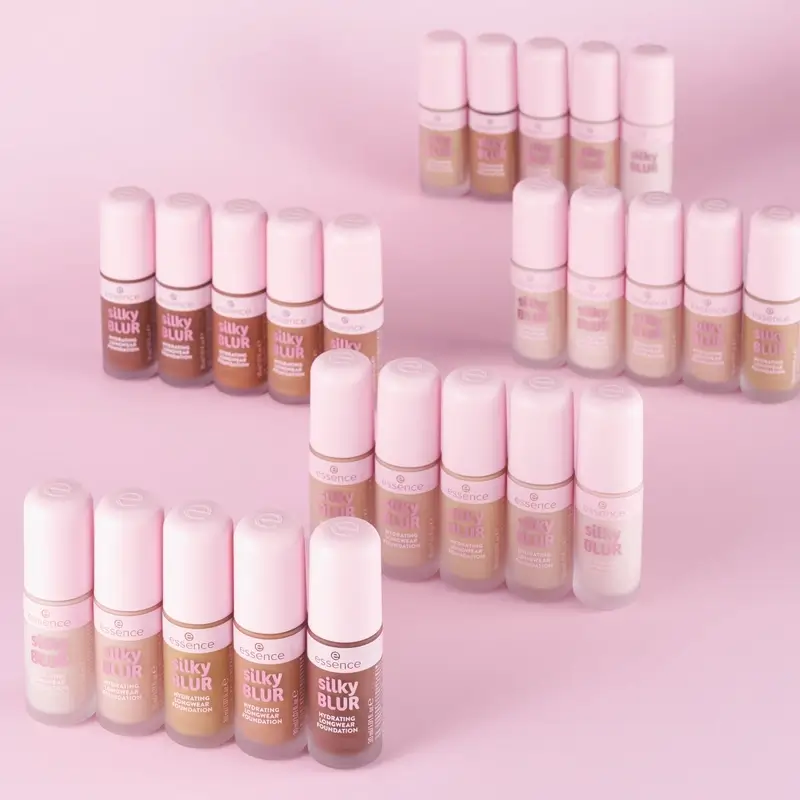 Essence Base Maquillaje Hidratante Larga Duración Silky Blur 100, 30 ml - Image 4