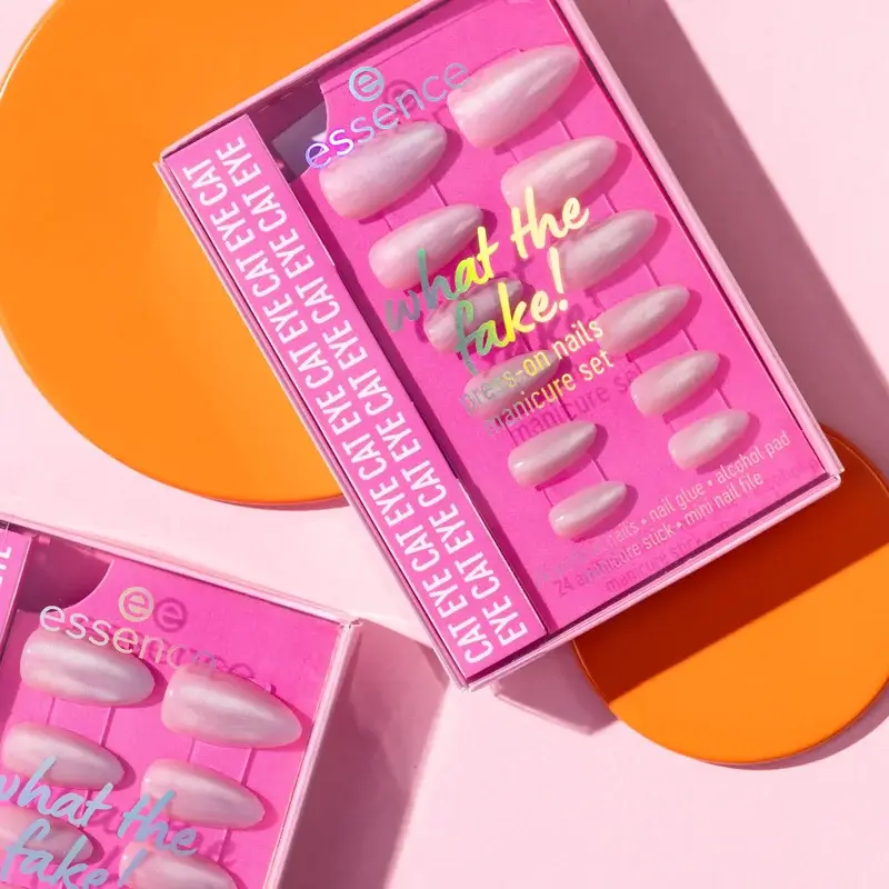 Essence Set De Manicura Con Uñas Postizas What The Fake! Press-On Nails 02 , 28 unidades - Image 7