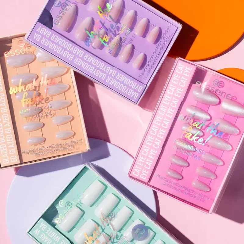 Essence Set De Manicura Con Uñas Postizas What The Fake! Press-On Nails 03 , 28 unidades - Image 9