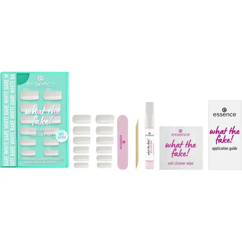 Essence Set De Manicura Con Uñas Postizas What The Fake! Press-On Nails 04 , 28 unidades - Image 2