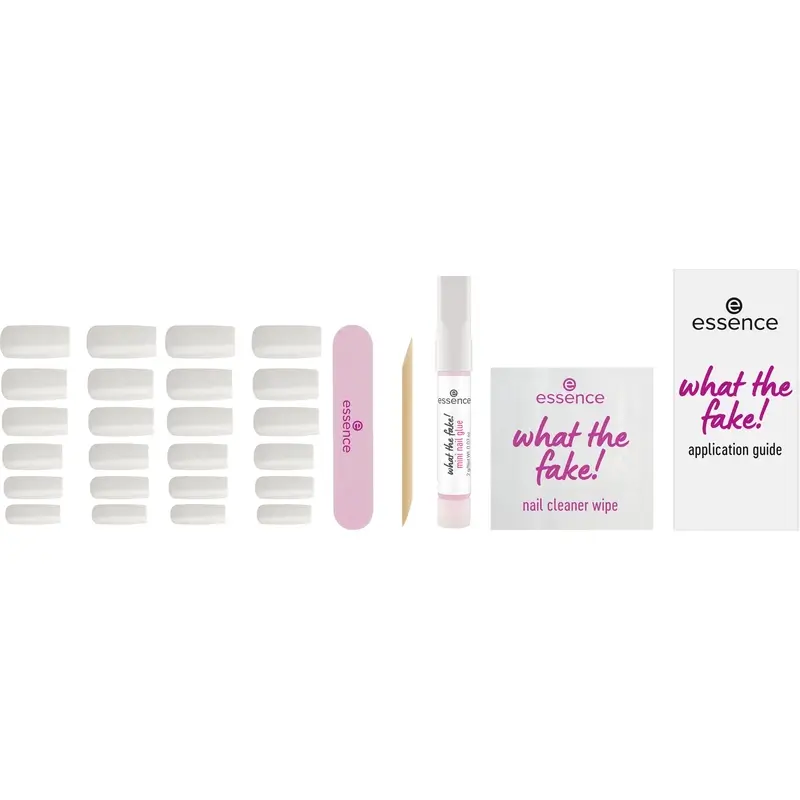 Essence Set De Manicura Con Uñas Postizas What The Fake! Press-On Nails 04 , 28 unidades - Image 3
