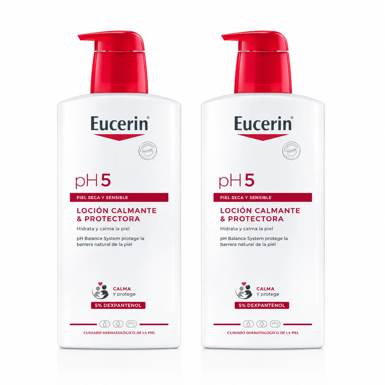 Eucerin Loción Ph5, 1000 Ml , pack 2