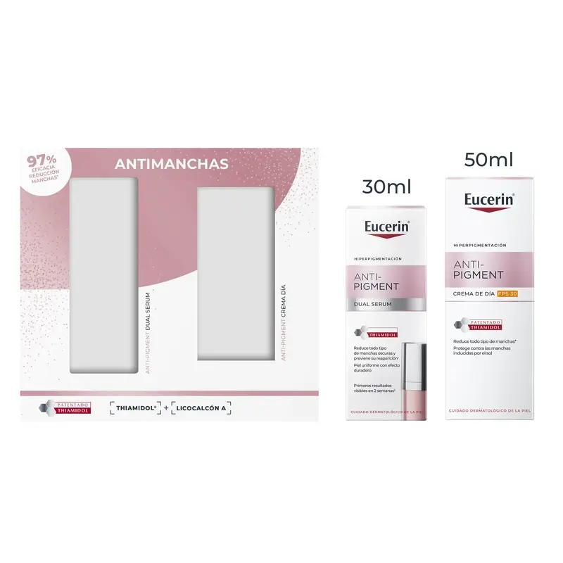 Eucerin Pack Anti-Pigment Dual Serum 30Ml + Crema De Día Fps 30 50Ml - Image 4