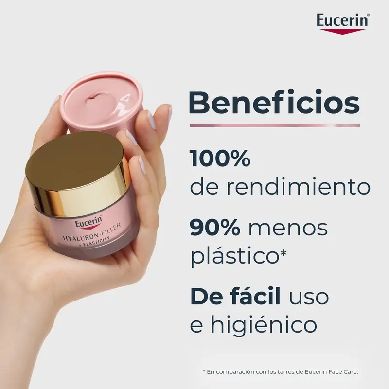 Eucerin Refill Crema De Día Rosé Hyaluron Filler Elasticity , 50 ml - Image 3