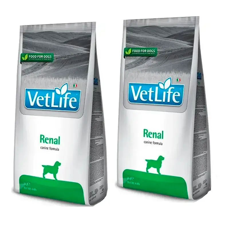Farmina Vet Life Dog Renal pienso para perros, Pack 2 x 12Kg