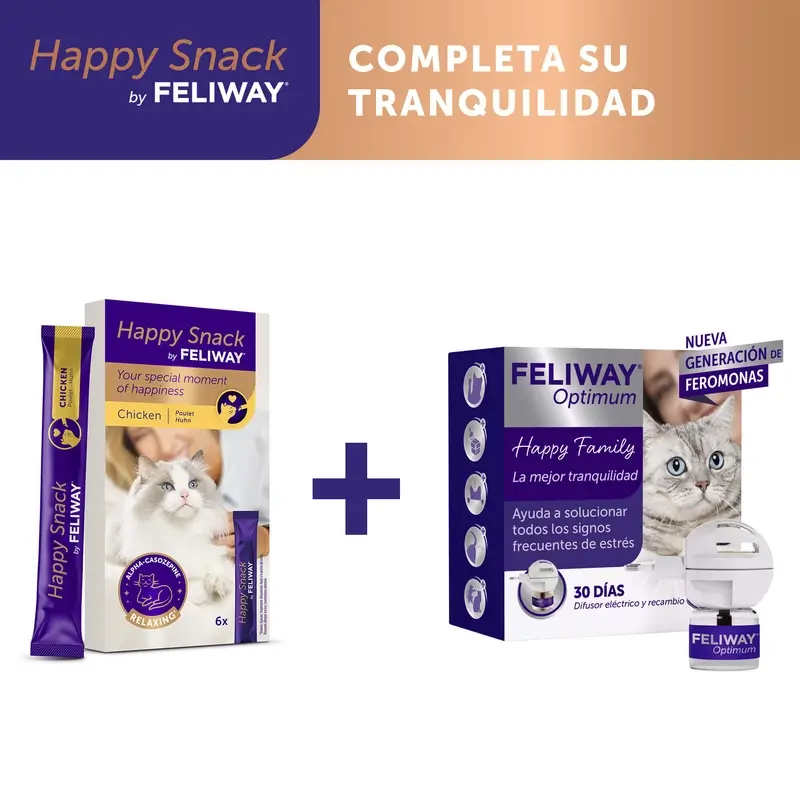 Feliway Happy Snack Sabor Pollo, 24 sobres - Image 8