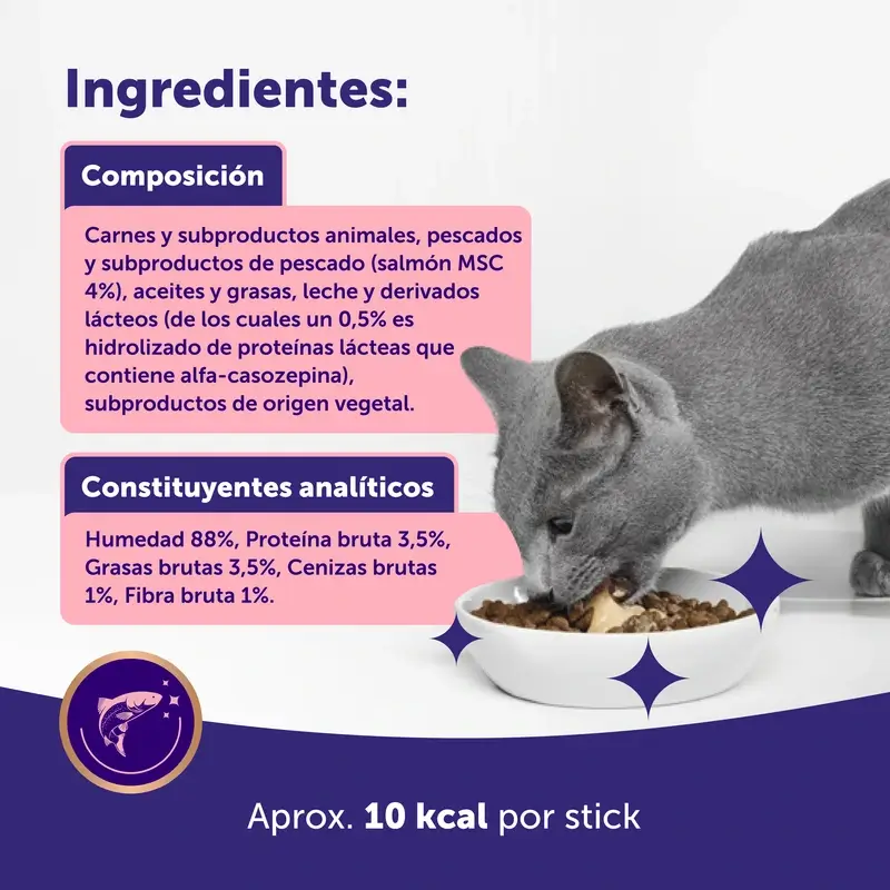 Feliway Happy Snack Sabor Salmón, 24 sobres - Image 7